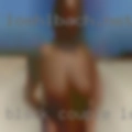 Black couple looking other